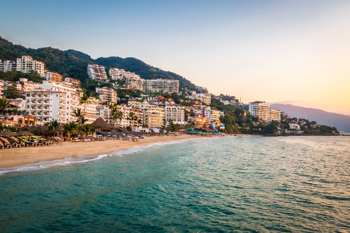 Puerto Vallarta beach side area