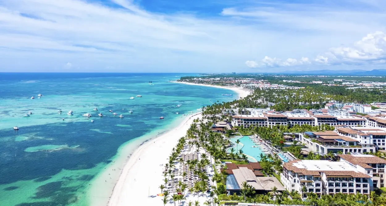 Vista desarrollo inmobiliario Punta Cana