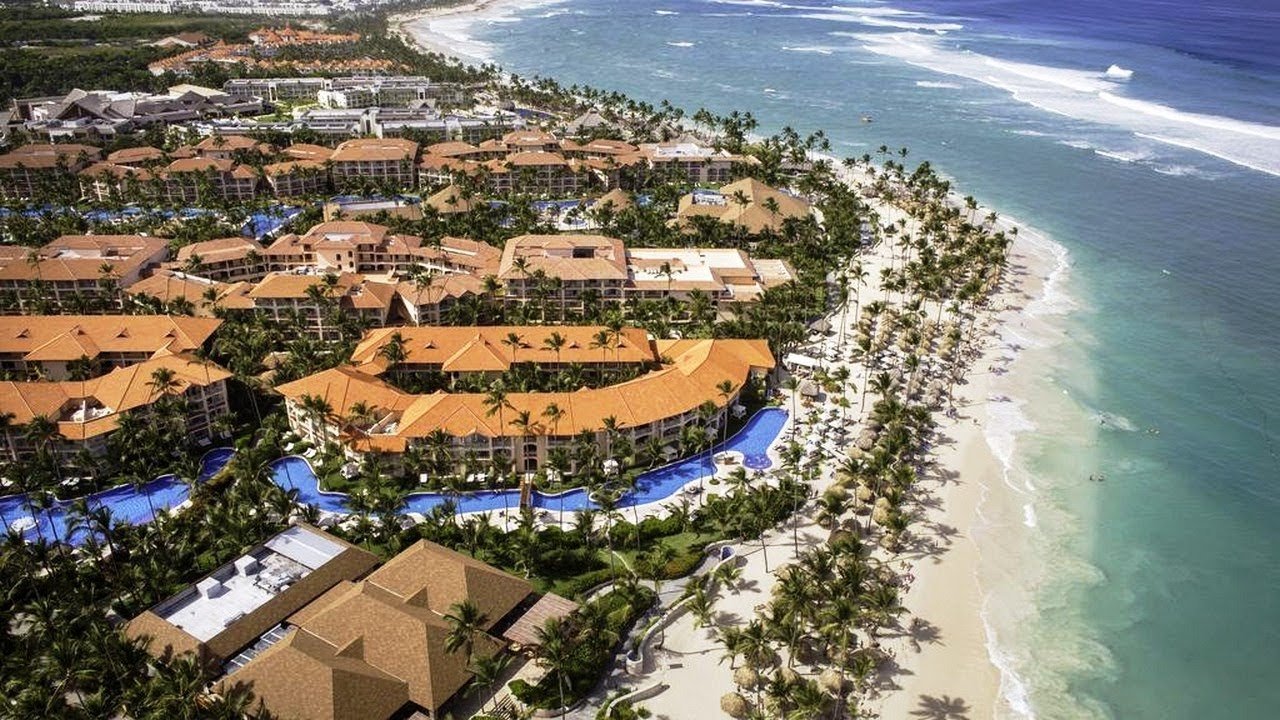 Punta Cana Resorts, Dominican Republic taking picture from sky