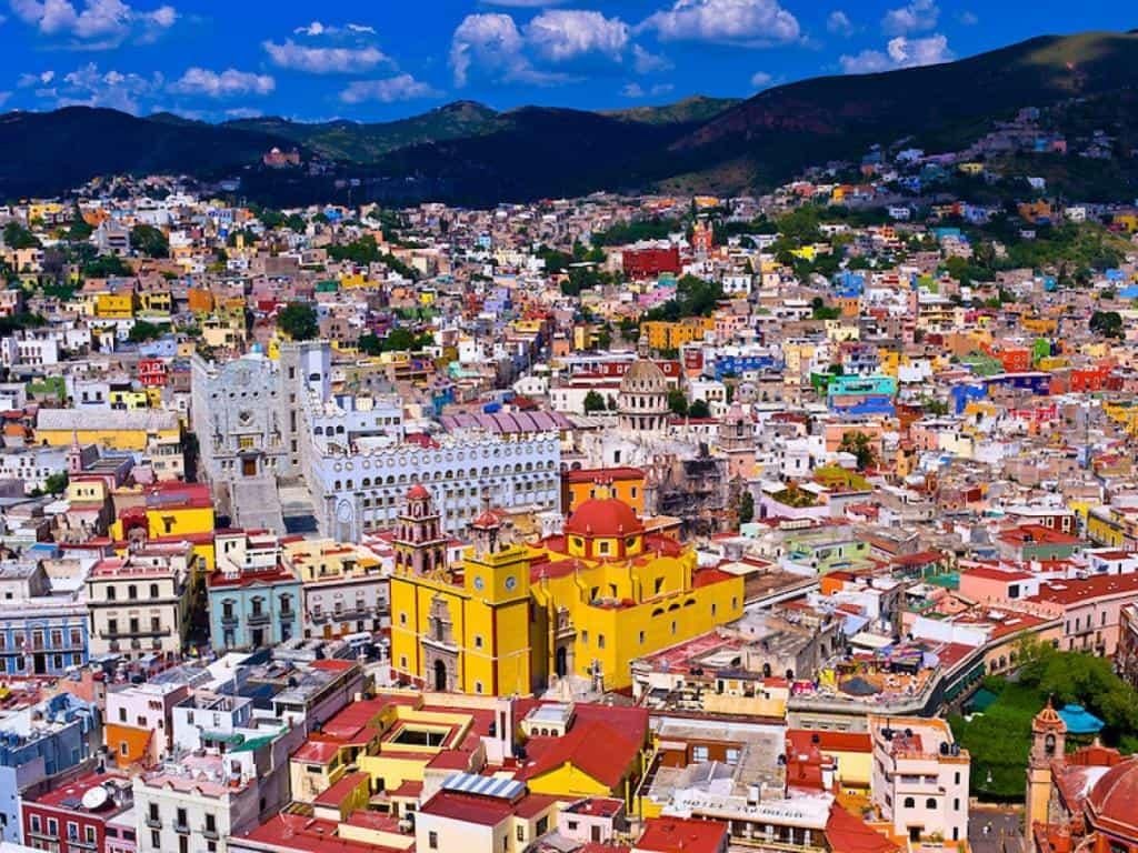 Aerial view of Mexico All-Inclusive hotels